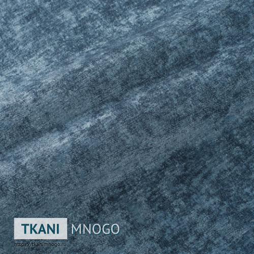 Фото внешнего вида велюра “8” (однотонный синий)