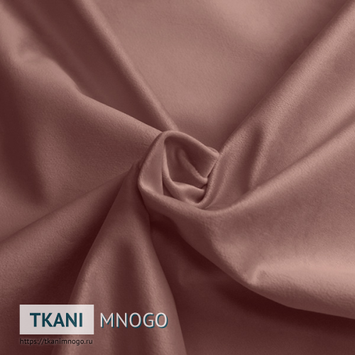 Фото материала велюра “MR-22” (однотонный розовый)