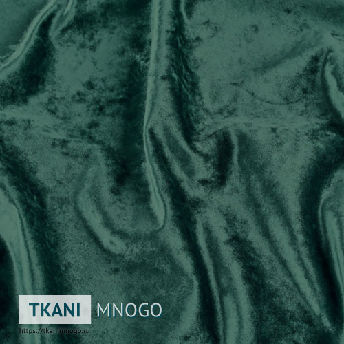 Фото фактуры велюра “9” (однотонный зеленый)