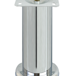 Опора М001 D50 H150  (мебельная ножка) - Ножки хромированные